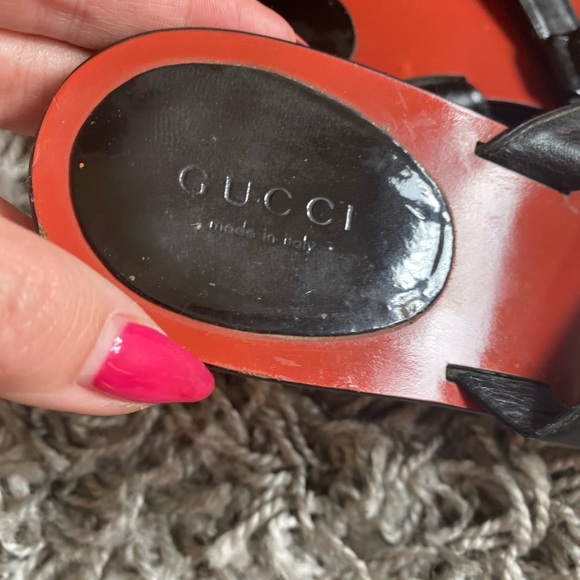 Preowned authentic Gucci sandals size 36.5 - Picture 3 of 5